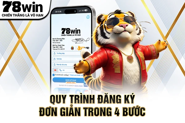 Quy trình đăng ký đơn giản trong 4 bước
